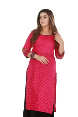 Pink Polka Kurti